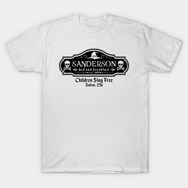 Sanderson bed and breakfast, Hocus Pocus, Winifred Sanderson, Filming Location, Halloween Shirt, Sanderson Sisters, Sanderson B & B T-Shirt by CMDesign